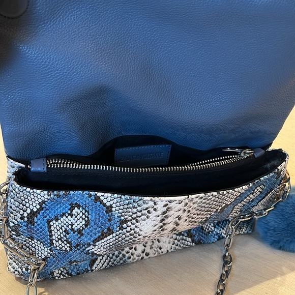 Zadig & Voltaire snakeskin chain bag - Picture 3 of 5